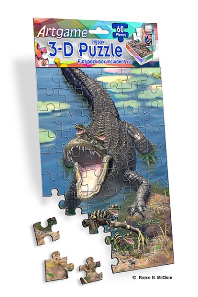 Royce 60pc Mini Puzzle - Gators Flip 