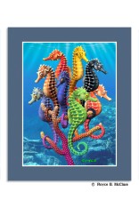 Seahorses Mini Poster