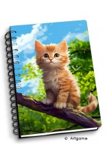 Artgame Small Notebook - Summer Kitten