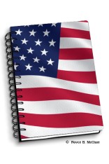 Royce Small Notebook - American Flag 