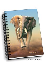 Royce Small Notebook - Charging Elephant 