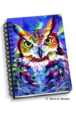 Royce Small Notebook - Great Horned Owl 