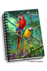 Royce Small Notebook - Parrots 