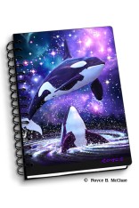 Royce Small Notebook - Space Orcas 
