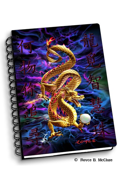 Royce Small Notebook - Golden Dragon 