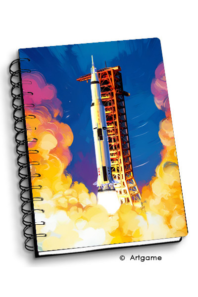 Artgame Small Notebook - Saturn V