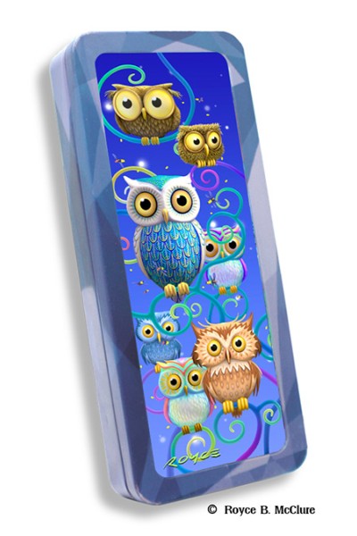 Royce Pencil Tin - Night Owls