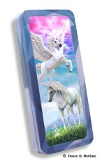 Royce Pencil Tin - Pegasus and Unicorn