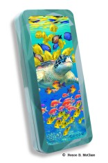 Royce Pencil Tin - Turtle Reef