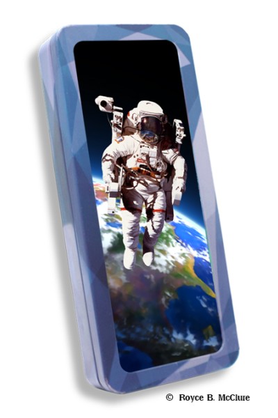 Royce Pencil Tin - Space Walk 