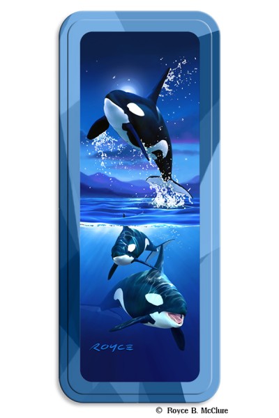 Royce Pencil Tin - Orcas 