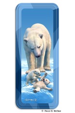 Royce Pencil Tin - Polar Bears