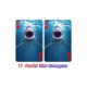 3D Sharks Playing cards - BLUE