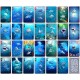 3D Sharks Playing cards - BLUE