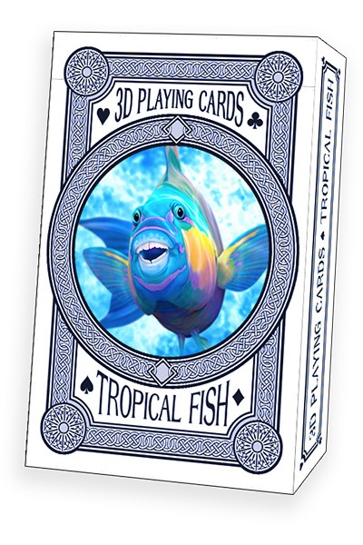 3D Tropical Fish Playing cards