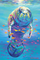 Royce 4"x6" Postcard - Manatee Flip 