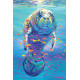 Royce 4"x6" Postcard - Manatee Flip 