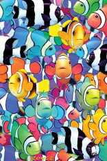 Royce 4"x6" Postcard - Humbugs and Clowns 