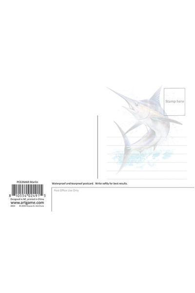 Royce 4"x6" Postcard - Marlin 