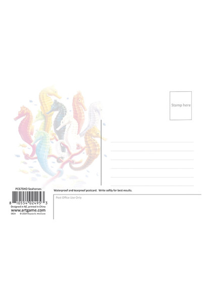 Royce 4"x6" Postcard - Seahorses 