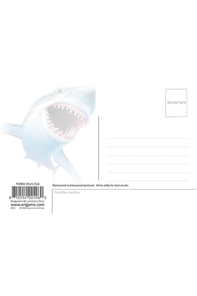 Royce 4"x6" Postcard - Shark Club
