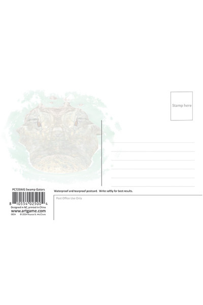 Royce 4"x6" Postcard - Swamp Gators