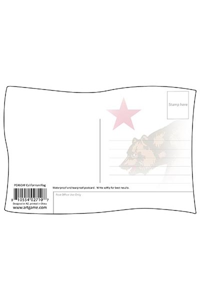 Californian Flag Postcard