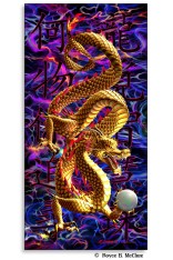 Golden Dragon Poster
