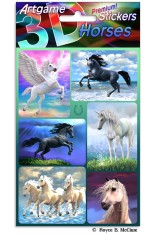 3D Stickers - Horses - by Artgame