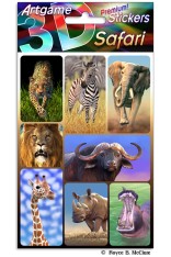 3D Stickers - Safari - by Artgame