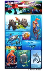3D Stickers - Sea Life - by Artgame