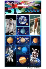 3D Stickers - Space - by Artgame