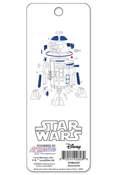 Star Wars Astromech 3D Bookmark