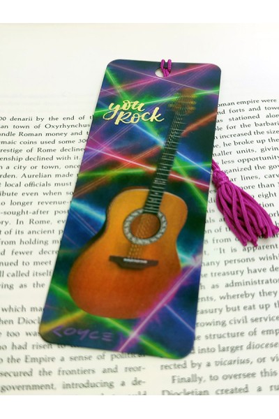 Royce Gift Bookmark - You Rock "Guitars"