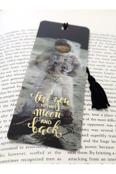 Royce Gift Bookmark - Love You to the Moon and Back "Moon Walk"